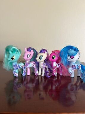My Little Pony group of 5 from The My Little Pony Movie All About Series, 2016